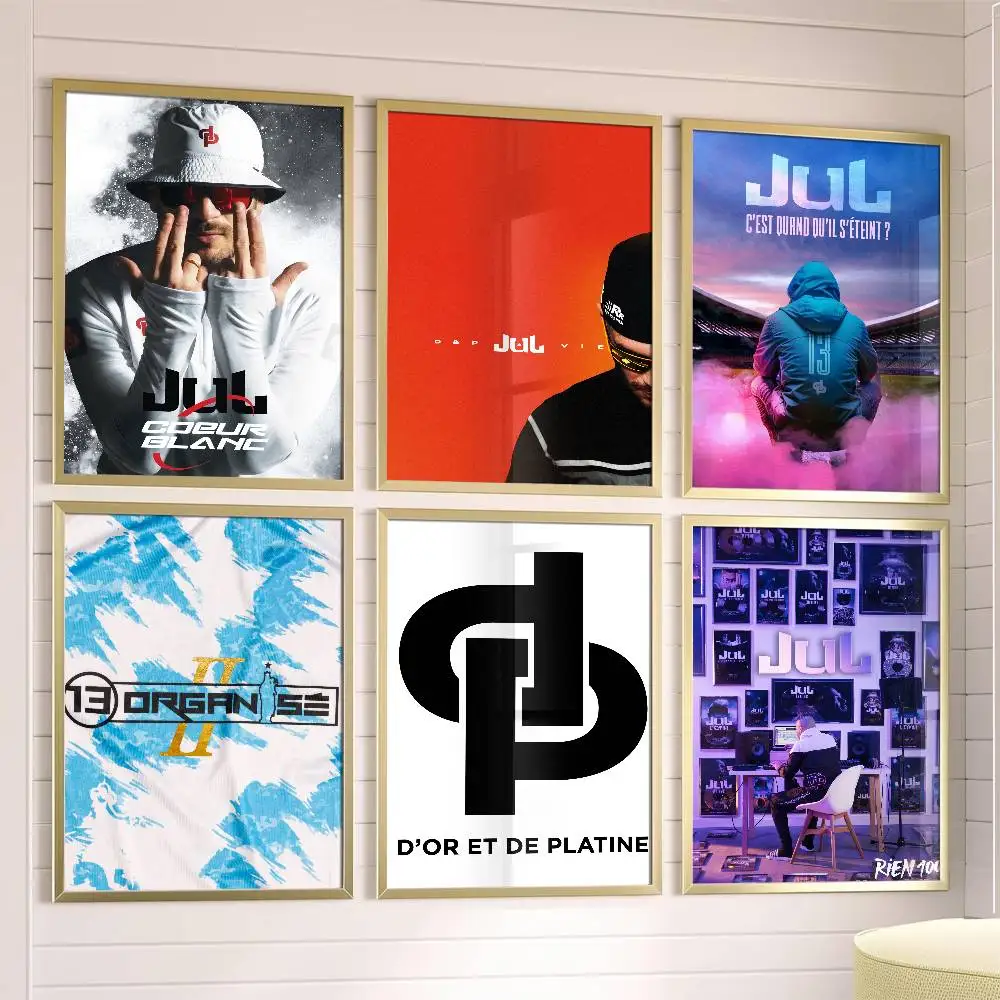 Affiche de Jul DP a vie, peinture sur toile, tableau d'art mural, décor de salon, de chambre à coucher