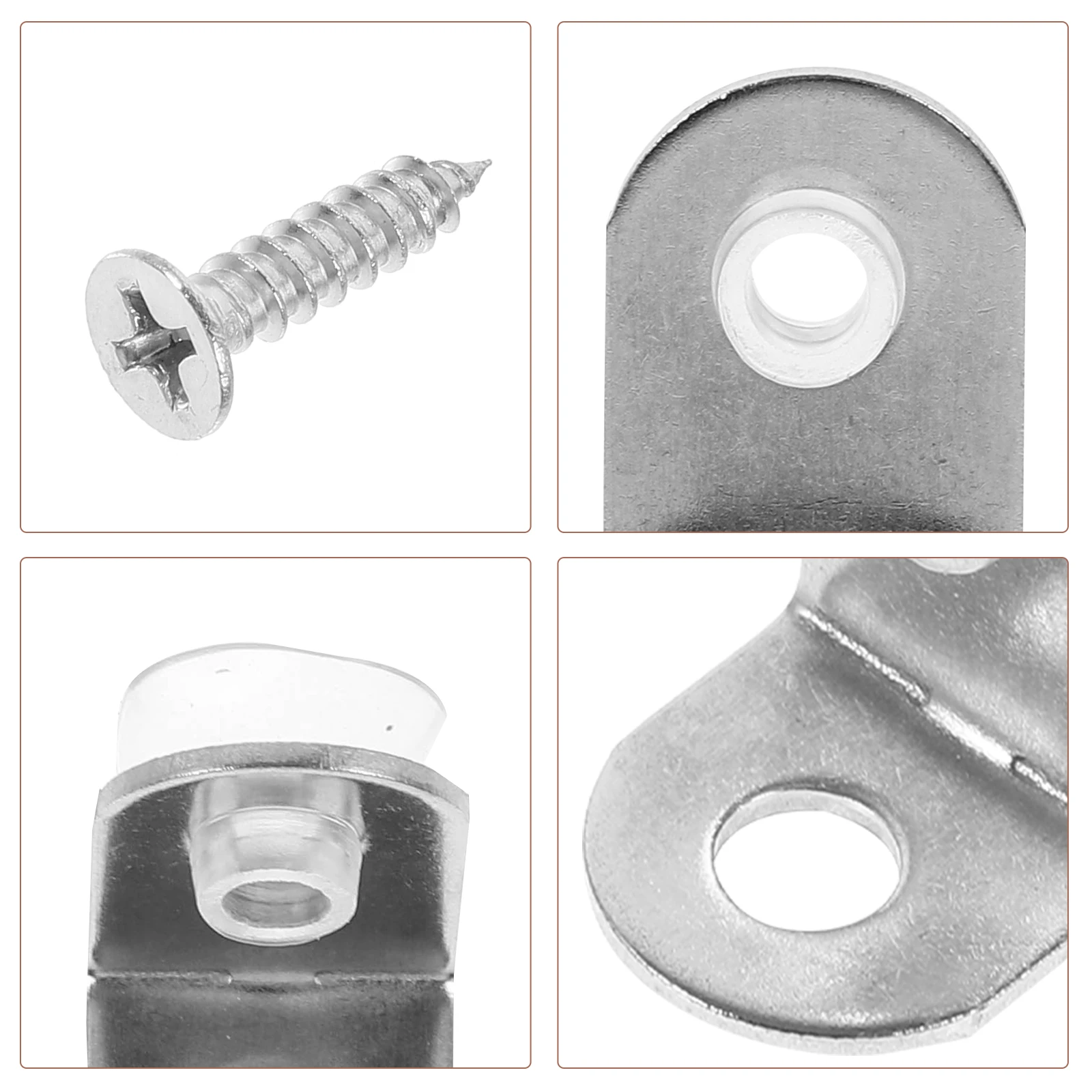 

1 set Stainless Steel Glass Rack Fixing Clip Angled Corner Bracket Braces Right Shelf Support Connector Wall Mount For Home