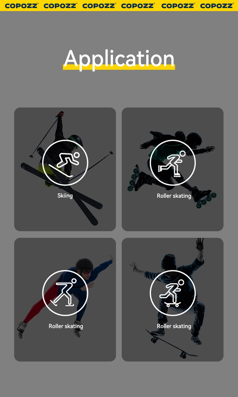 COPOZZ Erwachsenen-Ski-Handgelenkschutz, Snowboard-Handschutz, Roller-Handflächenpolster, Snowboard-Skating-Sportschutz für Männer, Frauen und Kinder – Detail 12