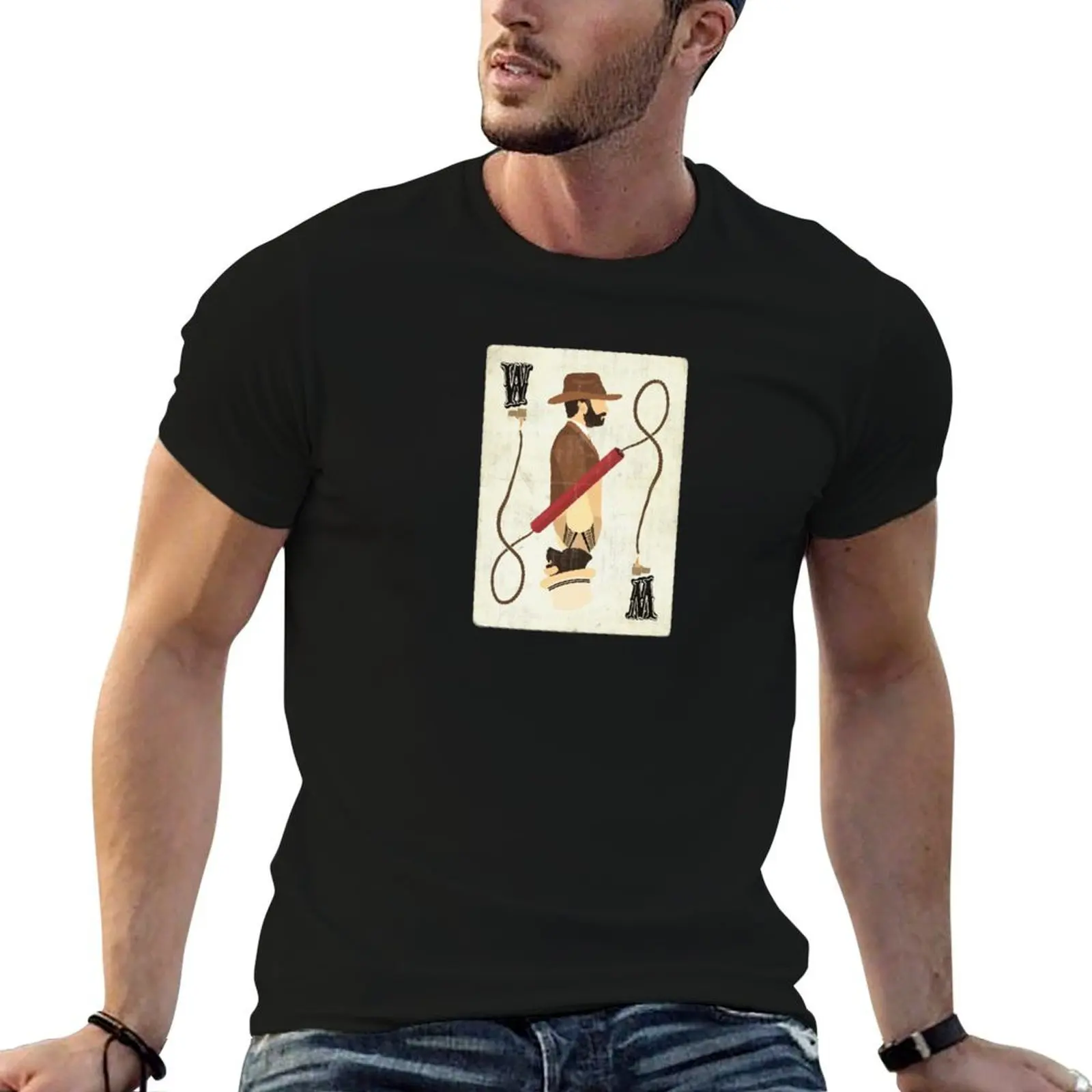 

Wild Card! T-Shirt funny t shirts dark humor t shirt man plain man t shirts cotton T-shirt