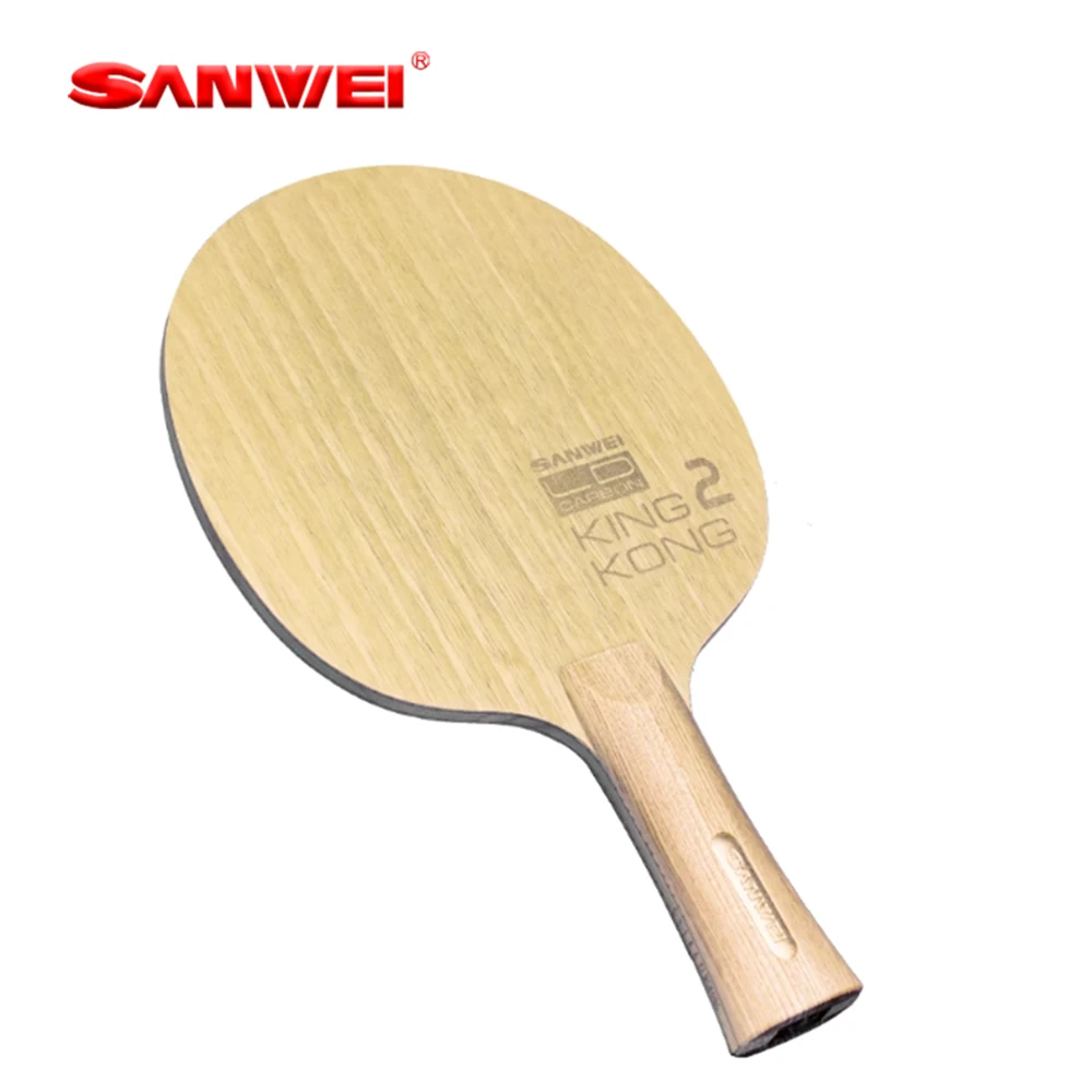 Original SANWEI KINGKONG2 fast offensive Table Tennis Blade Professional Ping Pong bat Table Tennis Paddle 4
