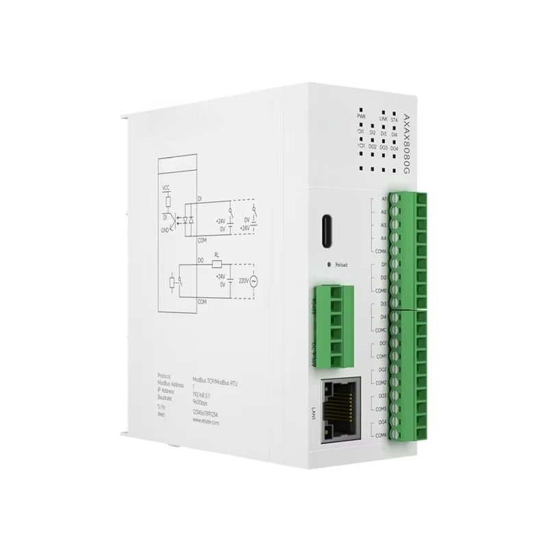 Dp Distributed I/O Basic Modules RS485 RJ45 Hosts Support Modbus TCP and Modbus RTU for Acquisition Control