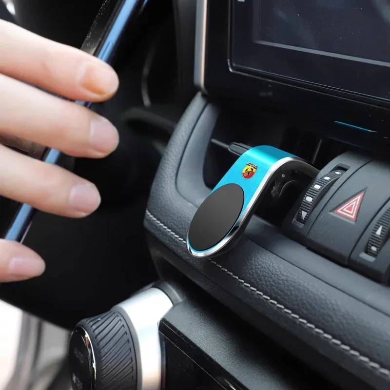 

Magnetic Phone Holder in Car Stand Magnet Cellphone Bracket Car Magnetic Holder For Abarth FIAT Punto 500 Tipo Stilo Palio Bravo