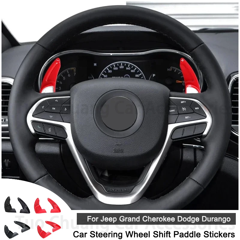 

Car Steering Wheel Direct Shift Paddle Gear Shifter Extension Sticker For Jeep Cherokee Dodge Challenger Grand Auto Accessories