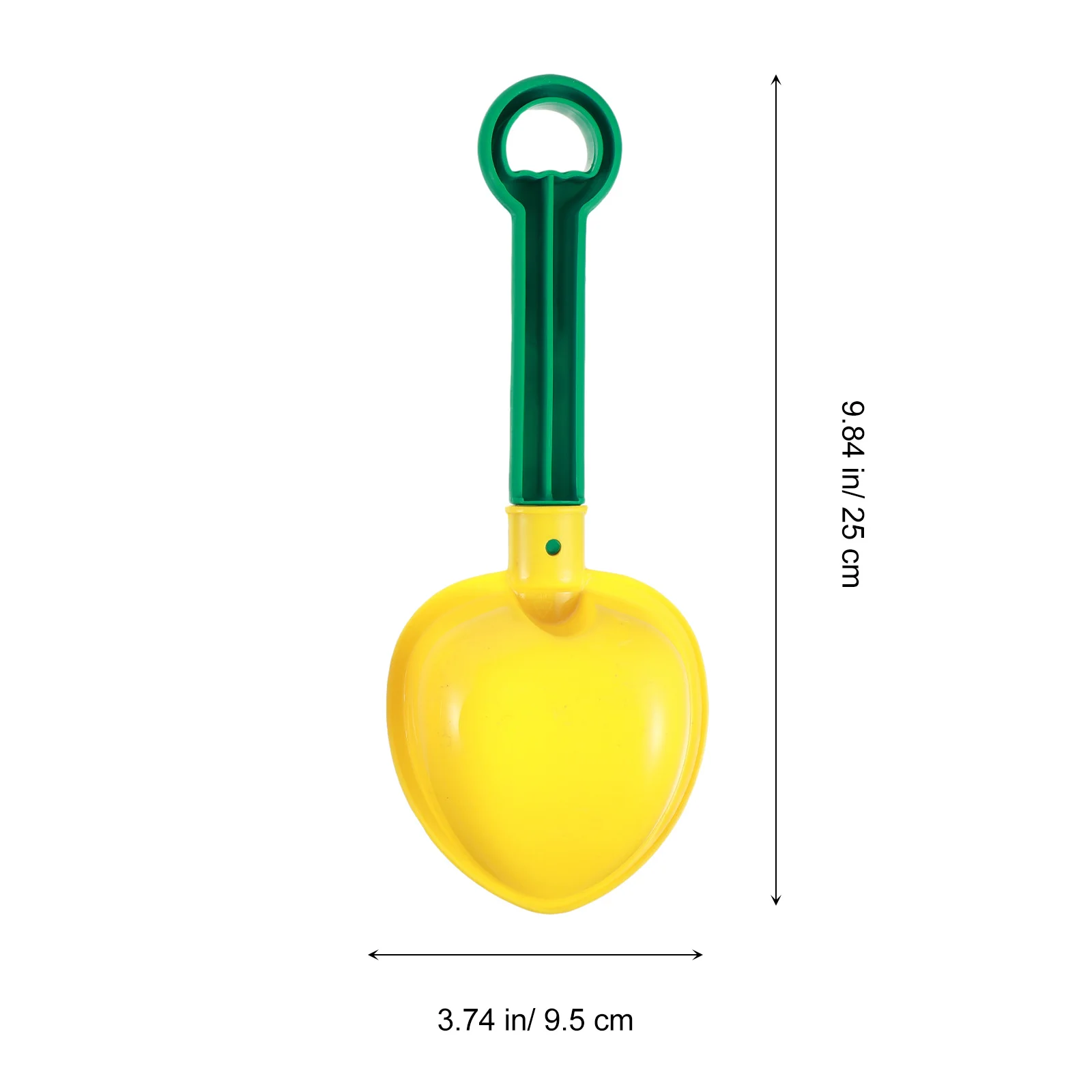 3 قطع مجرفة بلاستيكية للأطفال سميكة لعب الشاطئ أداة رمل متينة خفيفة الوزن لحفر الرمال