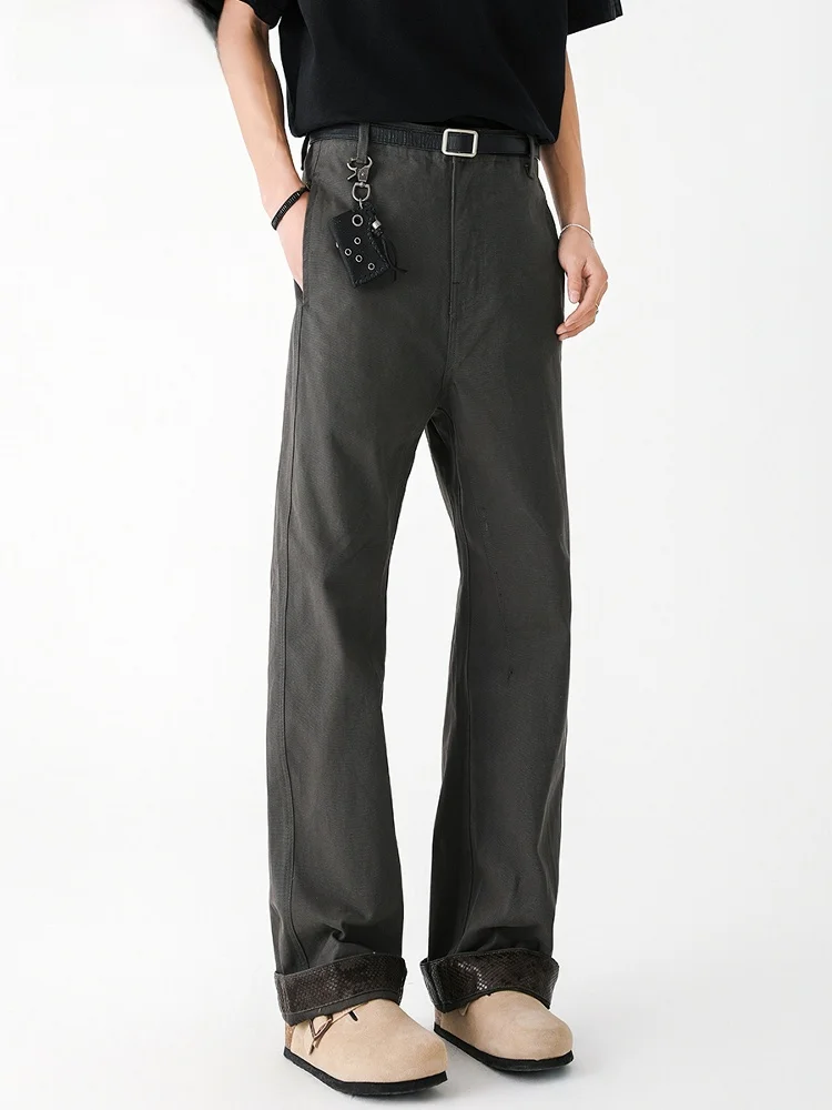 

NELY American Retro Cleanfit Men's Summer Casual Pants Slim Straight Leggings Faionable Brand Vibe Comfortable Loose Fit