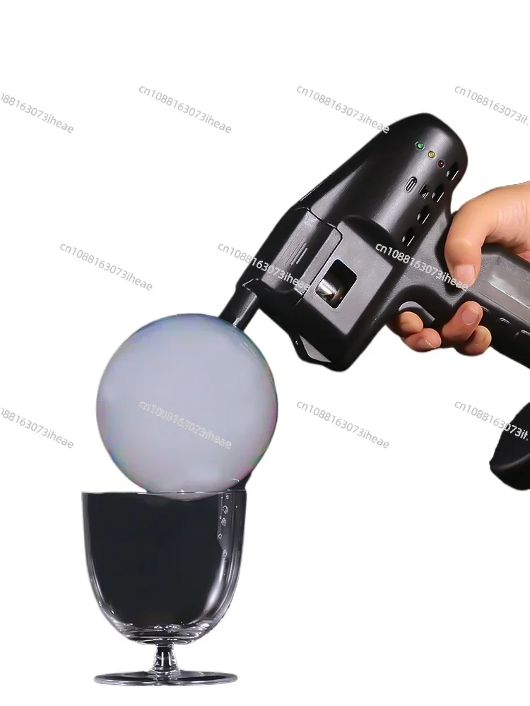 Cocktail Smoke Gun Bubble Gun Smoke Making Machine Smoke Gun Molecular Cuisine Coffee Bubble Machine