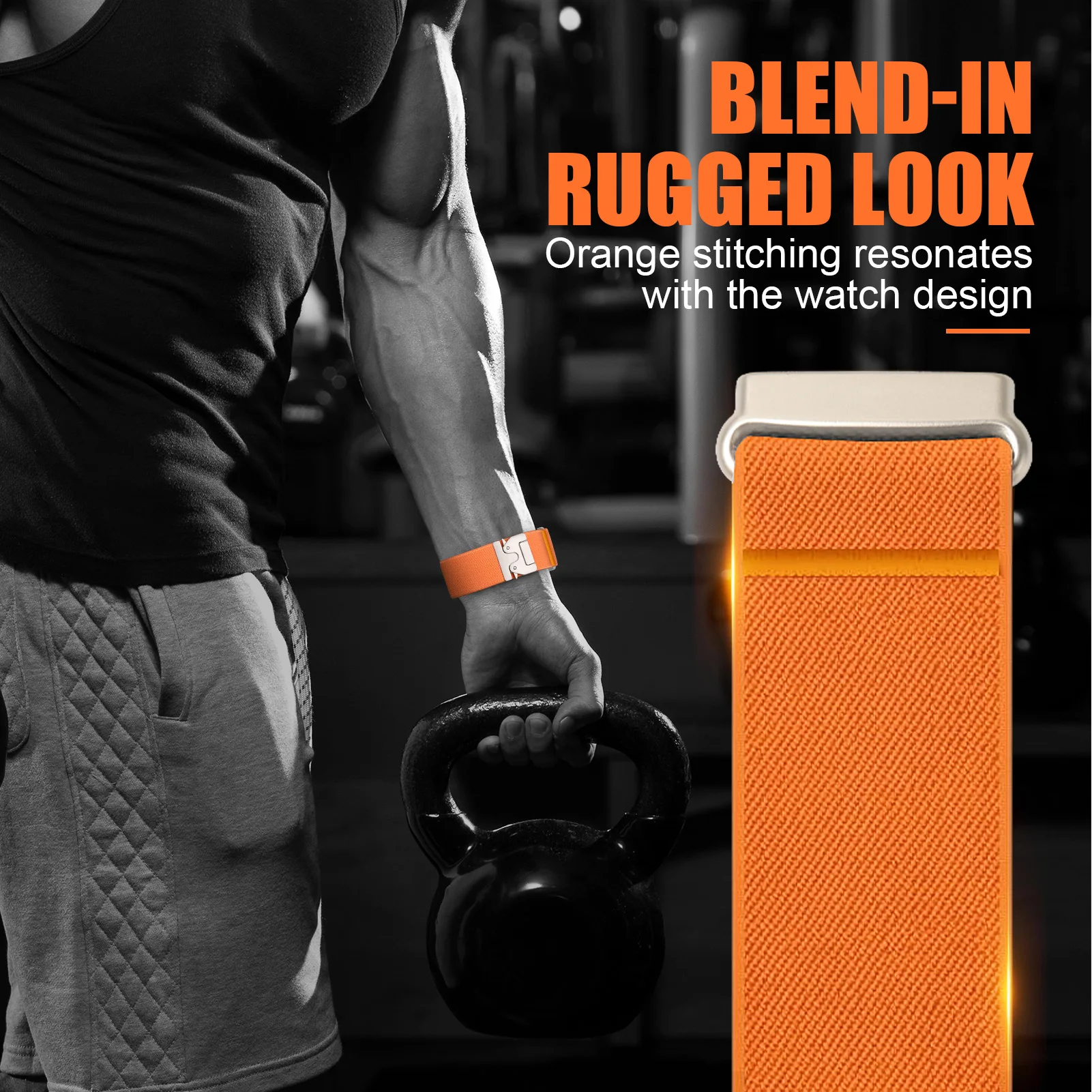 ملحقات لساعة Fitbit Versa 3 4 Sense 2 الفرقة الذكية البديلة بحزام من النايلون سوار كوريا Fitbit Versa4 3 حزام المظلة #5