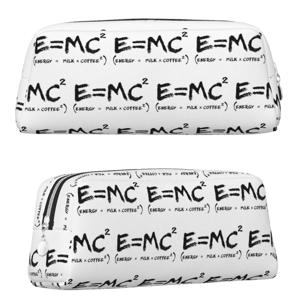 Science E = MC2 Energy Milk Coffee Physics Math Federmäppchen für Studenten, Geschenke, Stiftbox, Stifttasche, Stiftetui, Stifthalter
