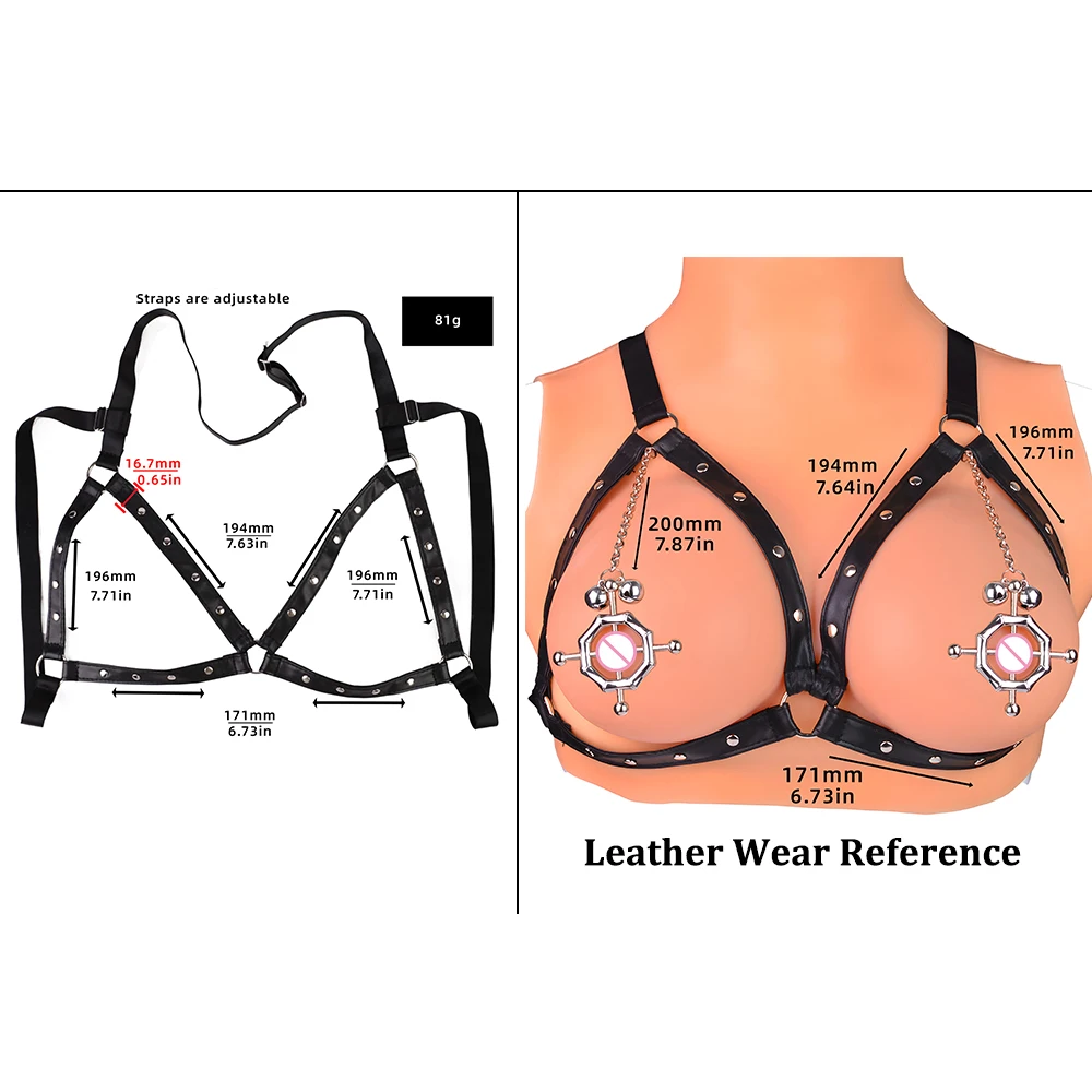 QKKQ juguetes de masturbación femenina, pinzas para pezones, estimuladores de pecho, BDSM, Bondage, Restrictor, parejas, esclavo, juego para adultos, accesorios porno