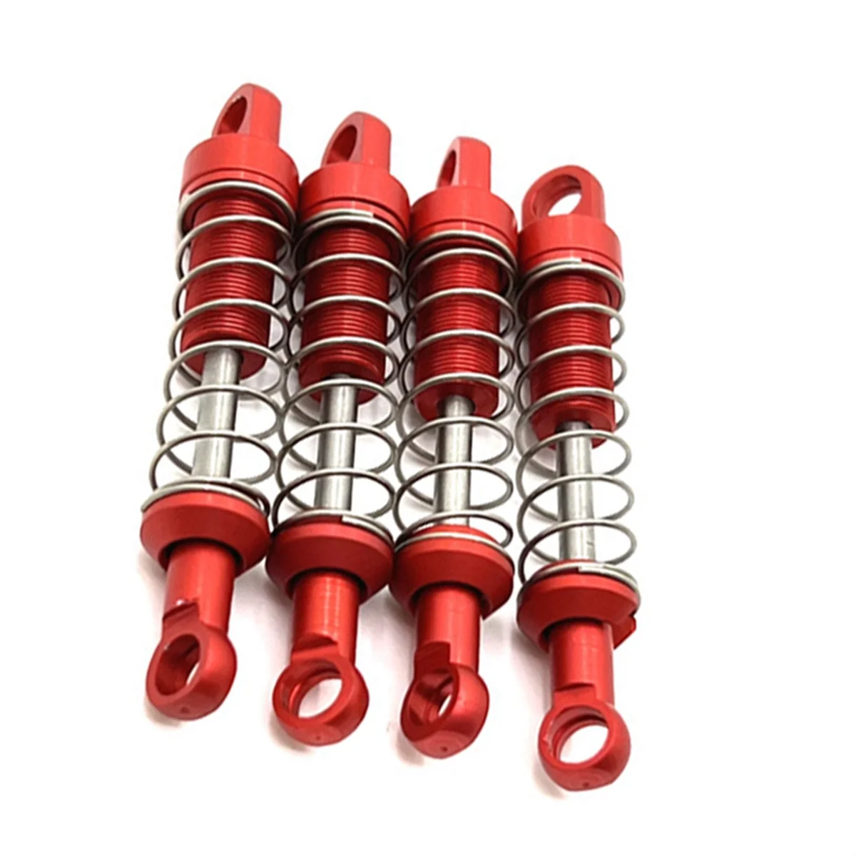 For MN78 Metal Front and Rear Shock Absorber Damper for MN78 1/12 RC Car Upgrades Parts Accessories,Red