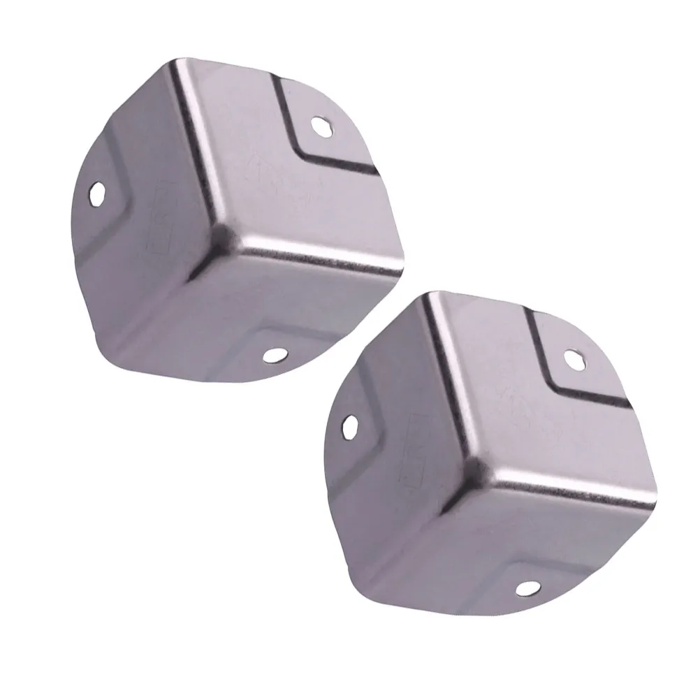 

4Pcs Premium Stainless Steel Corner Guards Box Wrap Corner Protector for Couch Armchair Ottoman Desk Table Nightstand Jewelry