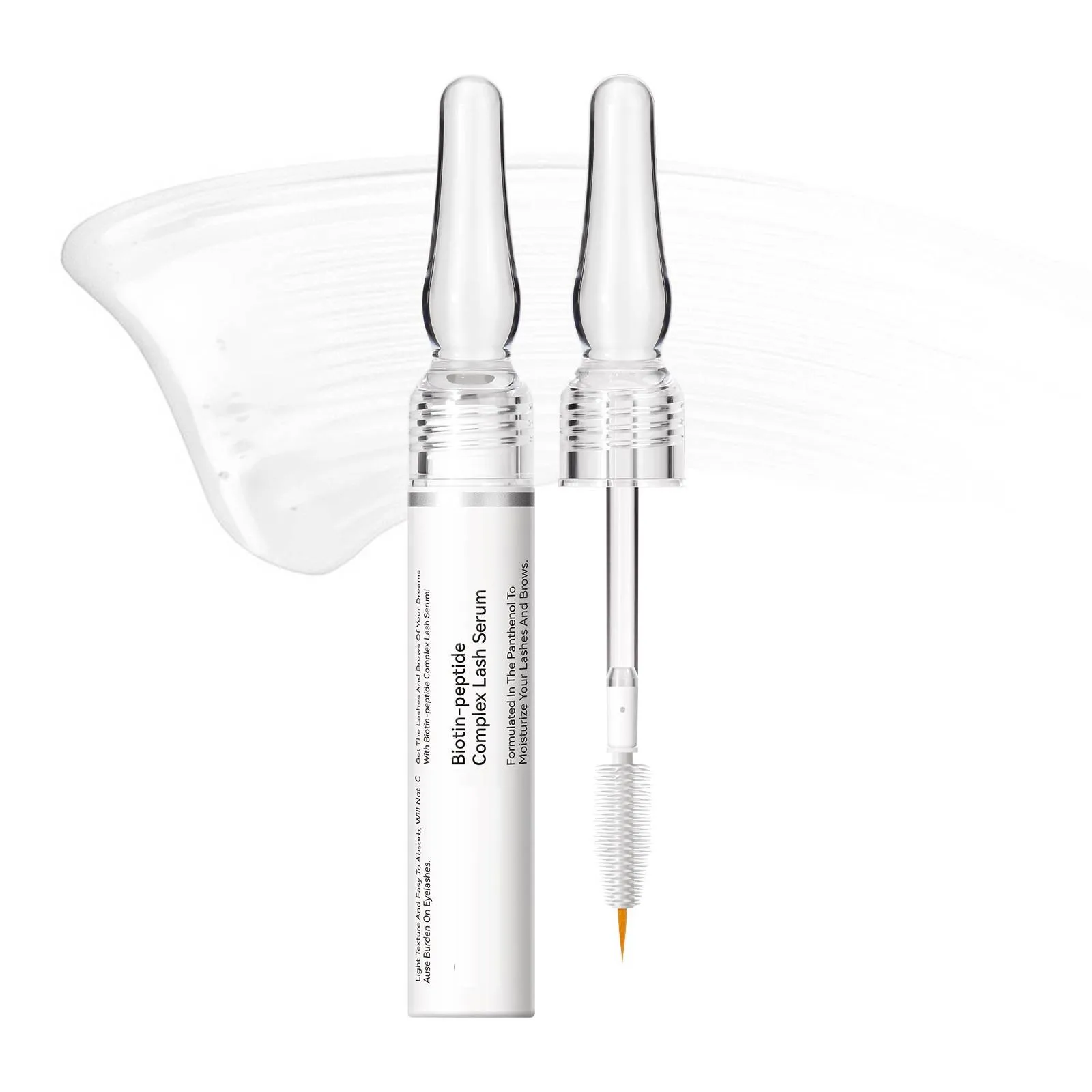 Sérum allongeant les cils, sérum de croissance des cils, cadeaux pour femmes qui rend les cils et les sourcils, semble plus épais et plus complet, 2.3ml