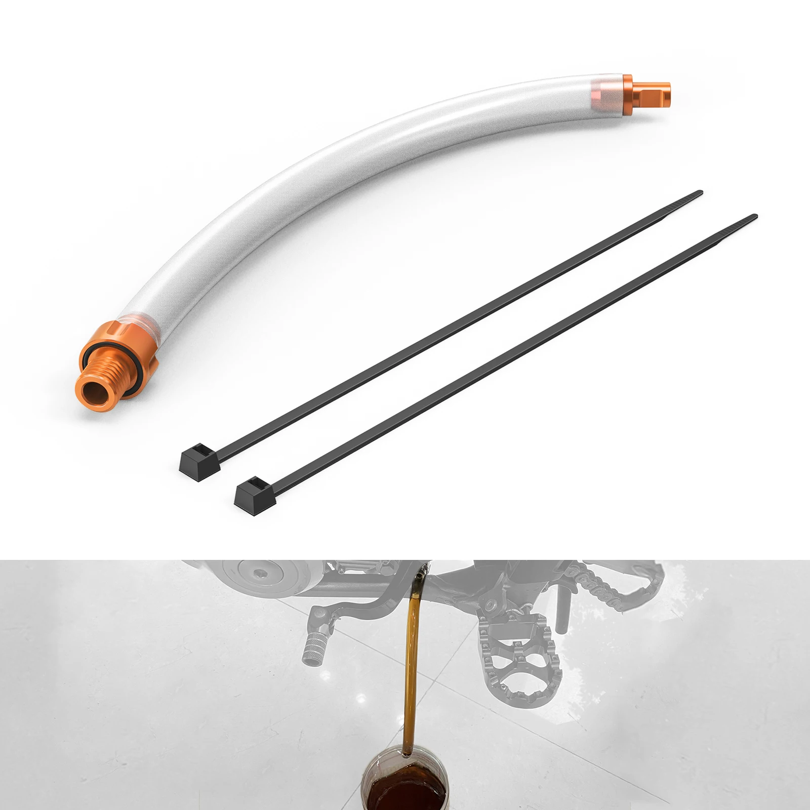 

NICECNC Oil Drain Tool For KTM EXC 300 TPI SX125 EXC-F 350 SXF 450 XCW 500 XC300 XC-F 250 SIX DAYS 1998-2024 For Husqvarna TE300