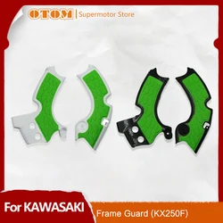 OTOM Motorcycle X-Grip Frame Guard Plastic Protection Shell For KAWASAKI KX250F 2015-2018 Motocross Protective Containment Parts