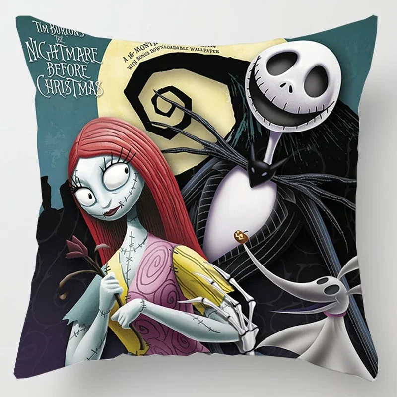 Funda de almohada con dibujos animados, decoración para habitación de niños, 45x45cm, pesca antes de Navidad