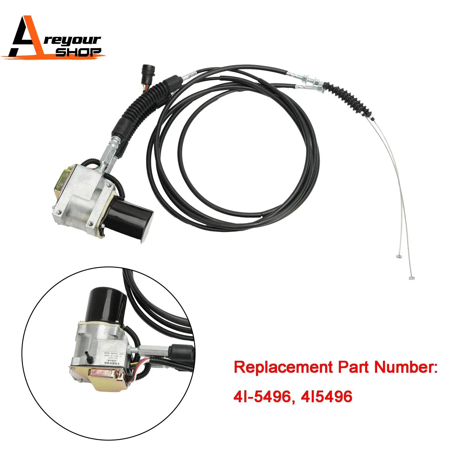 Areyourshop Stepping Throttle Motor 4I-5496 4I5496 for Caterpillar CAT 312 320 330