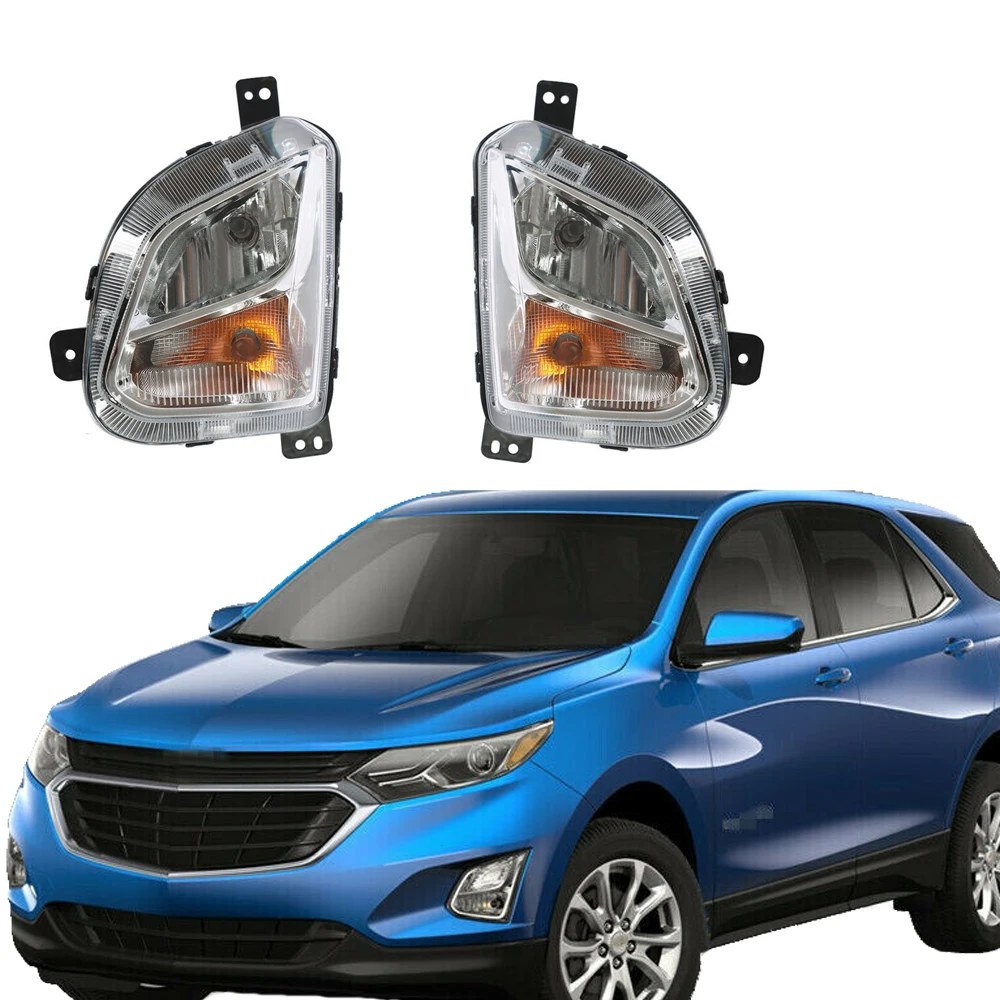 

Pair Car Bumper Fog Lights Daytime driving light For Chevy Equinox 2018 2019 2020 84226249 84226250 GM2592323 GM2593323