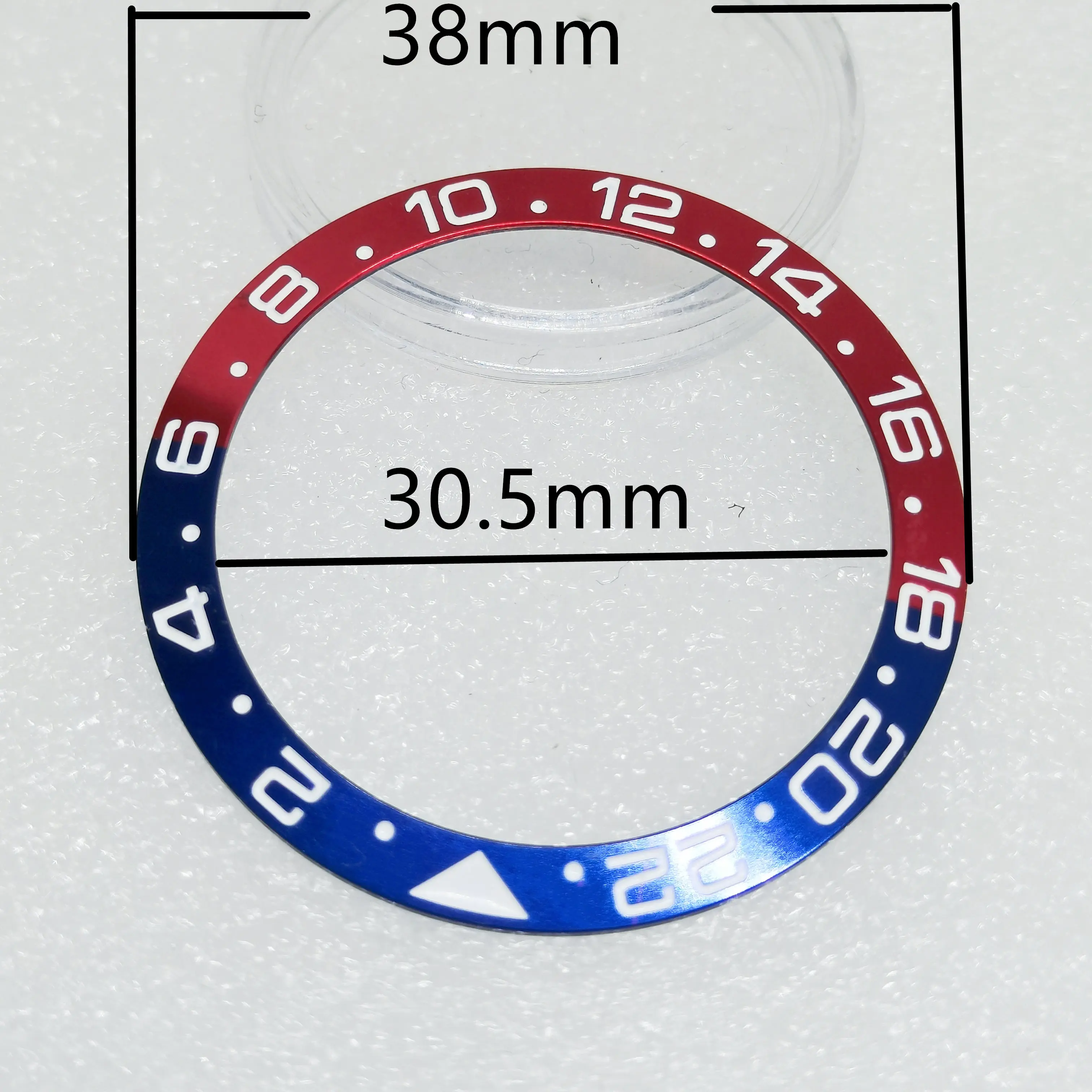 Watch Parts GMT Ceramic Bezel Outer Diameter 38MM Inner Diameter 30.5MM