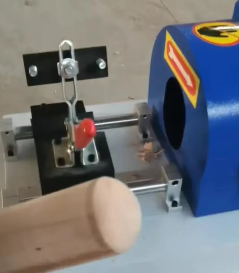 

Round wooden rod sharpener Wooden pin sharpener Mop rod leveling machine