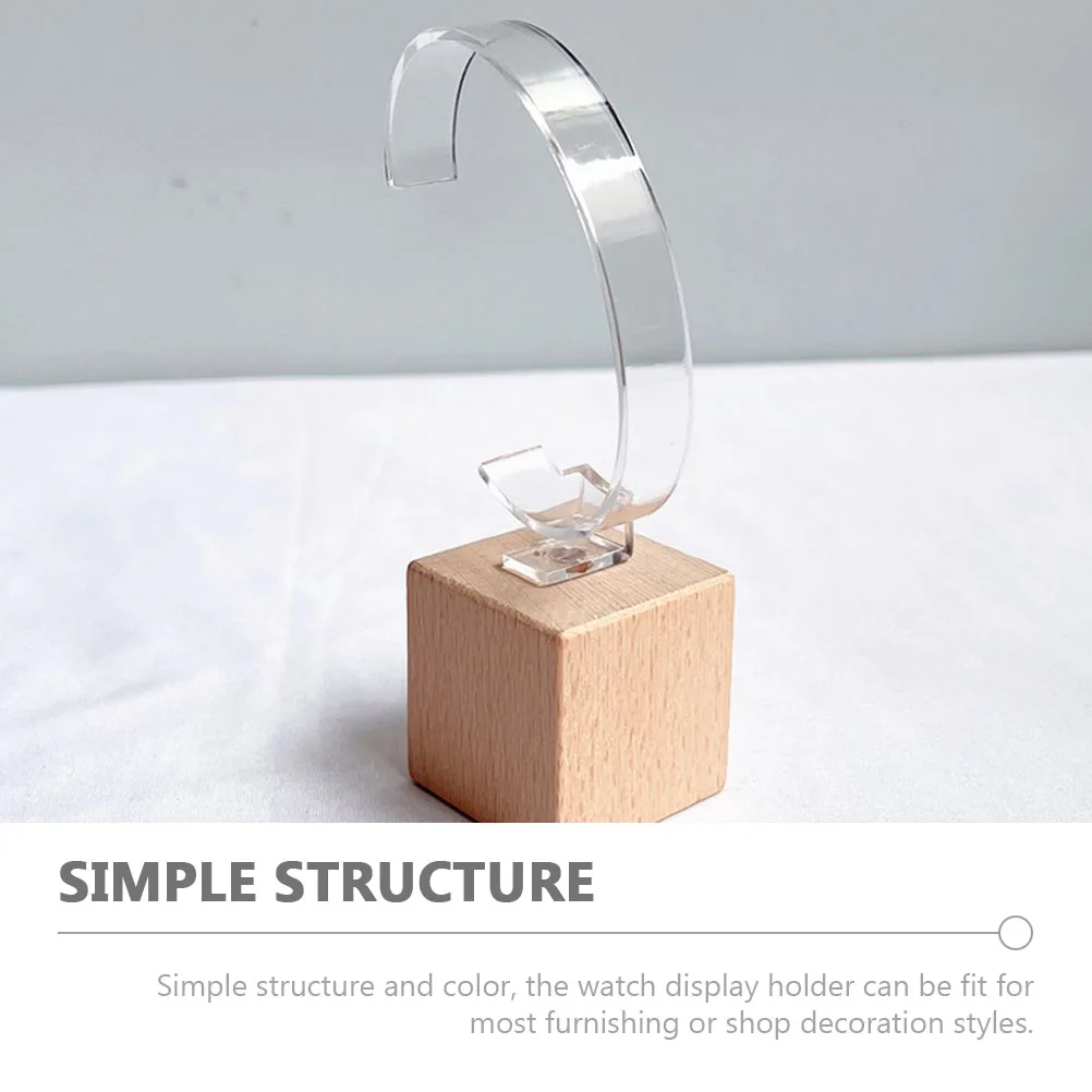 

Sturdy Holder Scratch Proof Wrist Watch Stand For Home Office Supermarket Display Portable Watch Storage Rack For Desktop Use