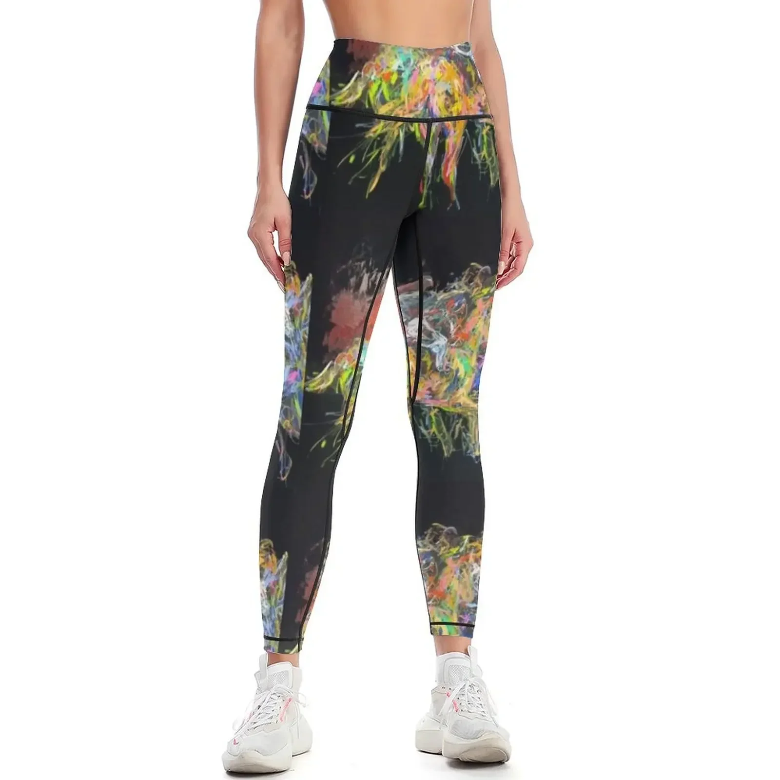 Derby abstract Leggings for girls Pants sport jogging pants push up tights for Womens Leggings