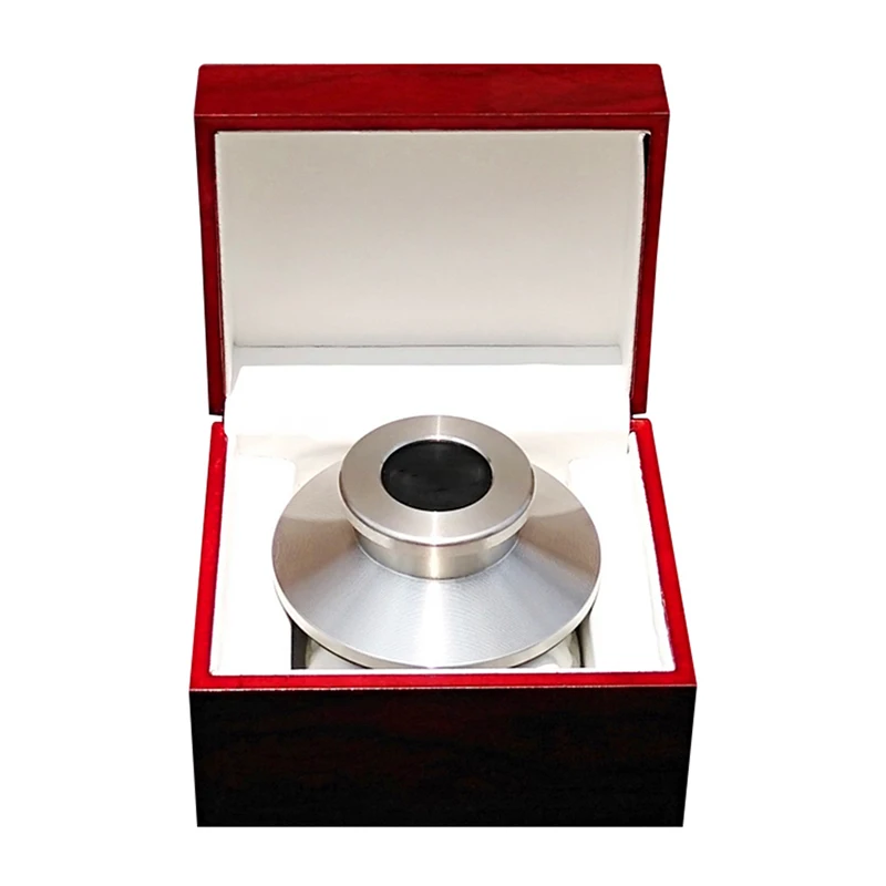 79mm LP Vinyl Record Player Weight Clamp Stabilizer, Stainless Steel Record Turntable Metal Disc Stabilizer, 7mm Shaft Hole