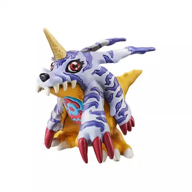 BANDAI Anime Digimon Adventure Punimon Gabumon Capsule Toys Christmas Gifts or Collection Genuine Action Figure Model Toys
