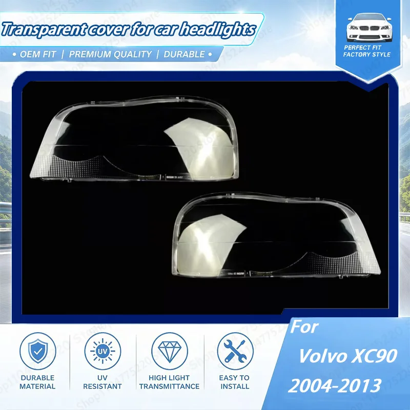 

Right/Left Car Headlight Lens Cover Lampcover Cover Lampshade Shell For Volvo XC90 2004-2013 Headlight Cover Shell