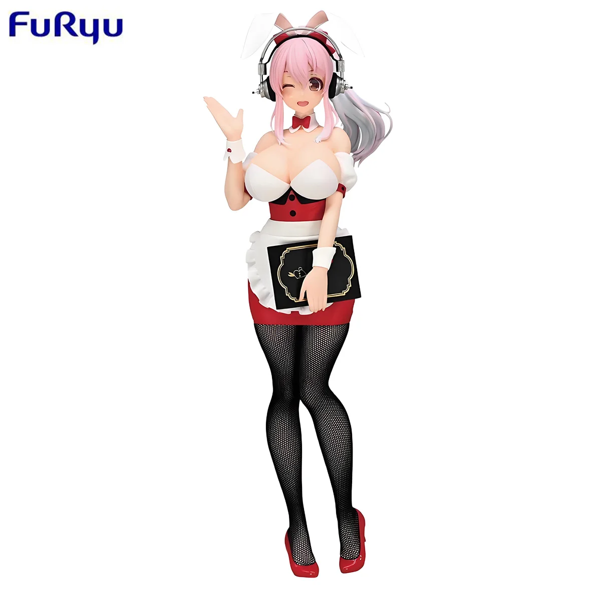 

In Stock FuRyu Super Sonico BiCute Bunnies Figure Waitress Ver.pvc Collect 28cm Anime Action Figure Model Toys Gift