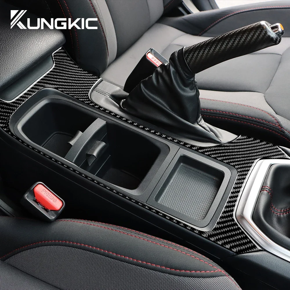 لسوبارو WRX/WRX STI 2022 2023 2024 ألياف الكربون الحقيقية ملصق سيارة مركز سنتترول والعتاد لوحة الداخلية الكسوة RHD LHD اكسسوارات
