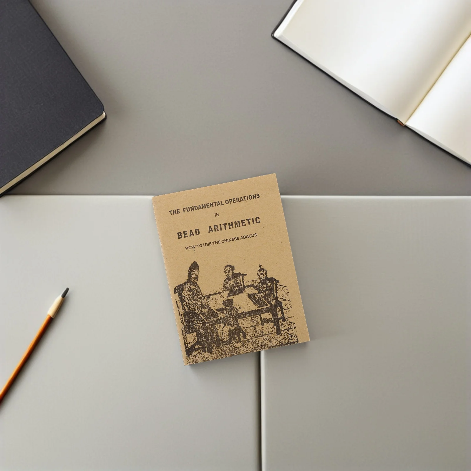 

2Pcs Chinese Abacus Learning Manual Arithmetic Guidebook for Kids Enhances Math Skills Counting Tool Family Study