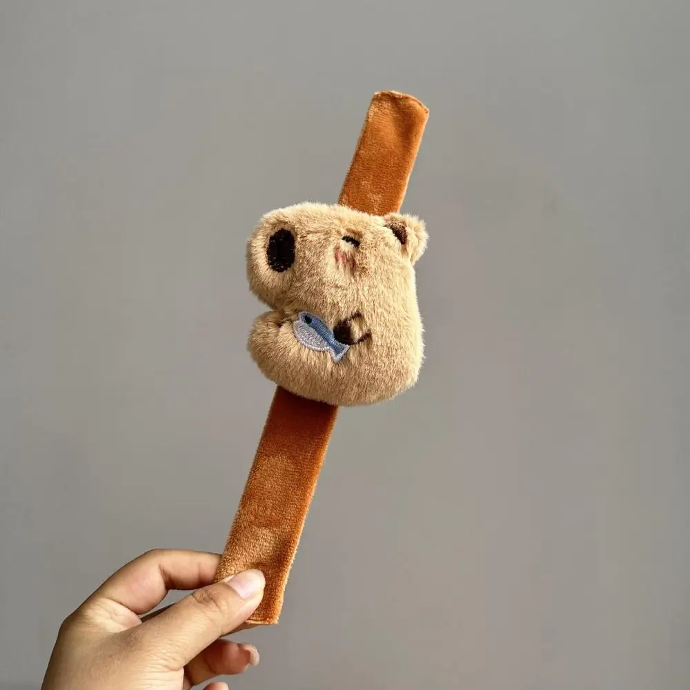 

Капибара, грызун, плюшевые игрушки, браслет из полипропилена, хлопок с кругом, капибара, хлопок, круг, игрушки, мягкое кольцо на руку