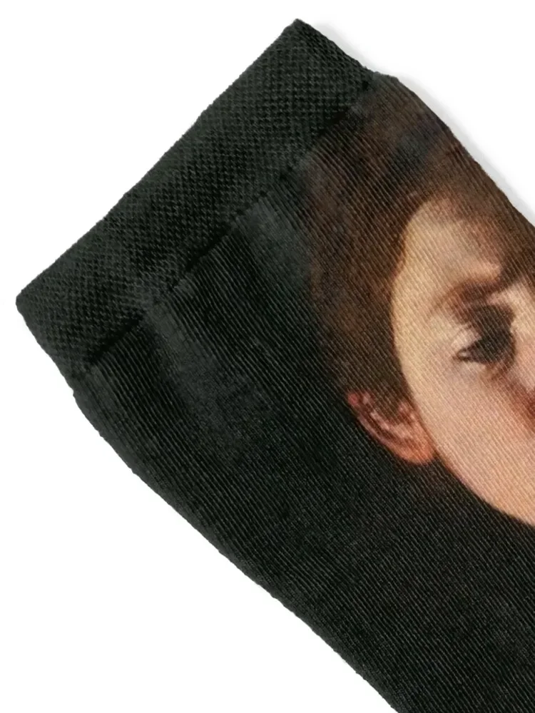 David With The Head Of Goliath Painting By Caravaggio Socks snow custom sports Socks Women Men's