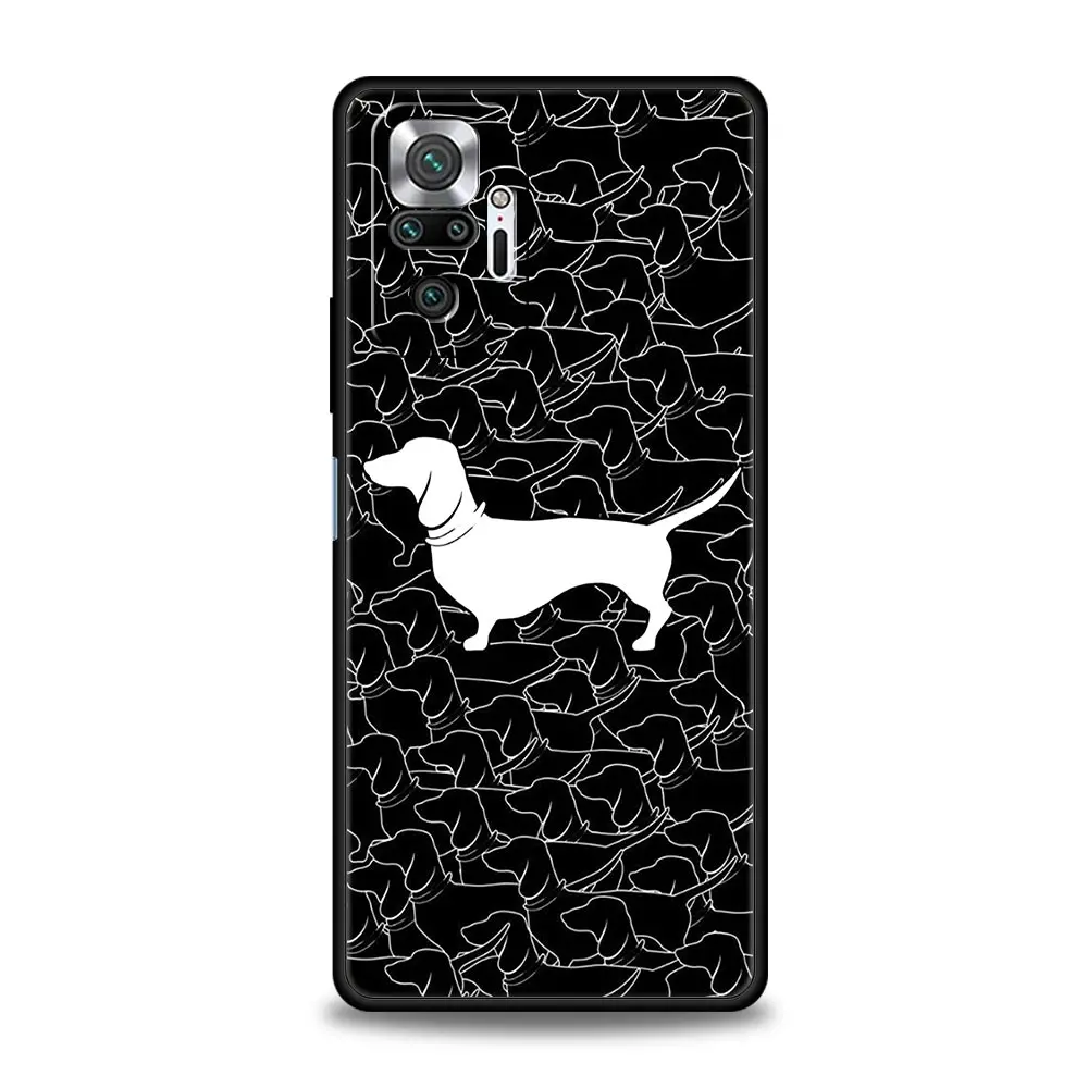 Phone Case For Xiaomi Redmi Note 14 13 12 5G 9S 9 10 11 Pro Plus 4G 9T 14C 13C 12C 10C 9C 9A Soft Cover Dachshund Sausage Dog