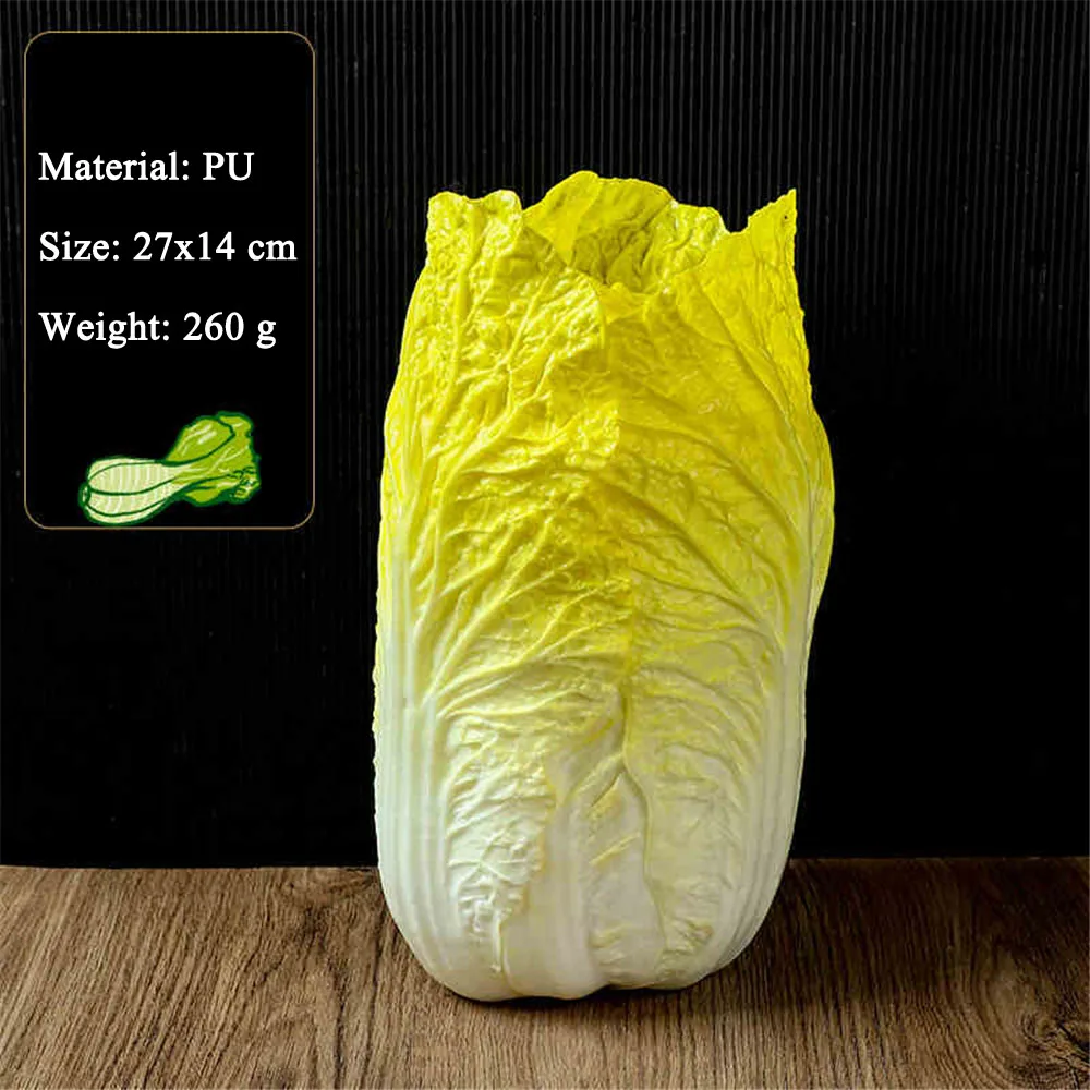 artificial vegetables display props Kitchen hotel restaurant store shop decoration simulation chinese leaves cabbage model - Image 6