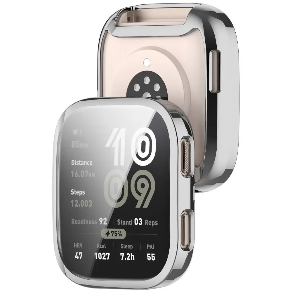 TPU Protective Case Anti-scratch Full Protection Screen Protector Bumper Cover Shell for Amazfit Bip 6 Smart Watch Accessories