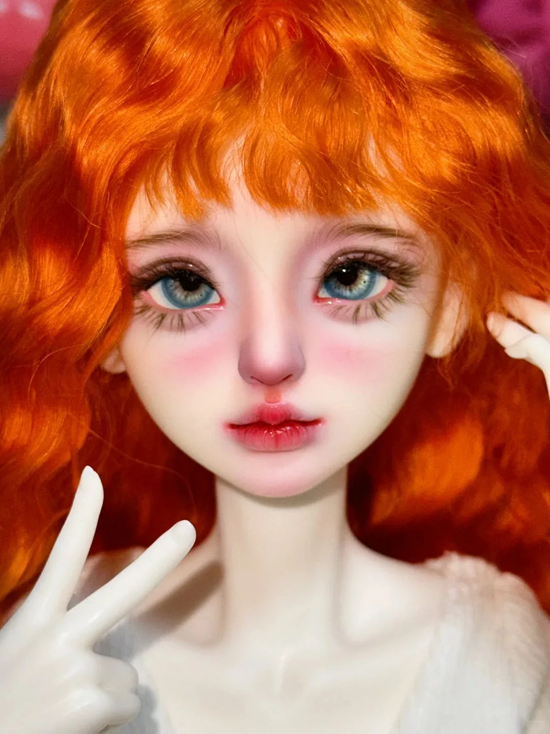 

Кукла SD BJD 1/4, голова Юри, красивая девушка, с макияжем, высококачественная полимерная игрушка, подарок, только голова