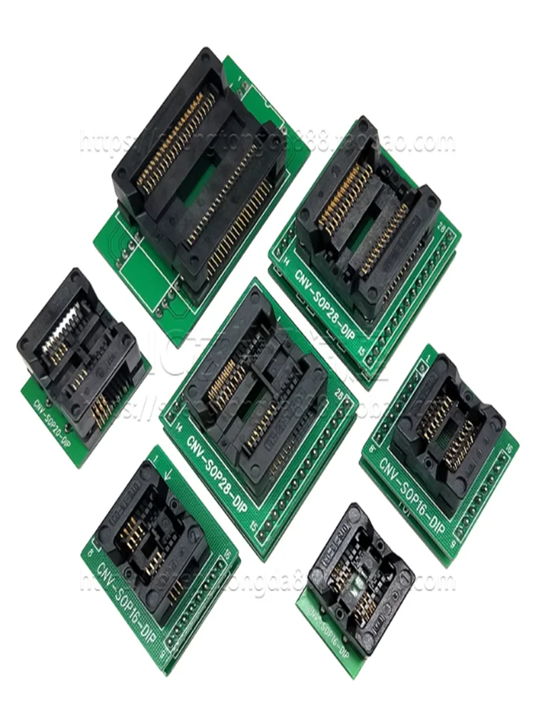 SOP20 TO DIP20 test socket, aging socket, programming socket, SOP20 chip IC conversion programming test socket