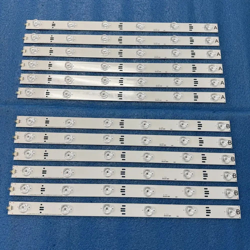 Светодиодная лента (12) для GRUNDIG 49CLE8475BL 49CLE8475SL 49VLE7520BL 49VLE7525BP 49VLE810BL 49VLE822BL 49VLE825BL 49VLE840BH 49VLE841BL