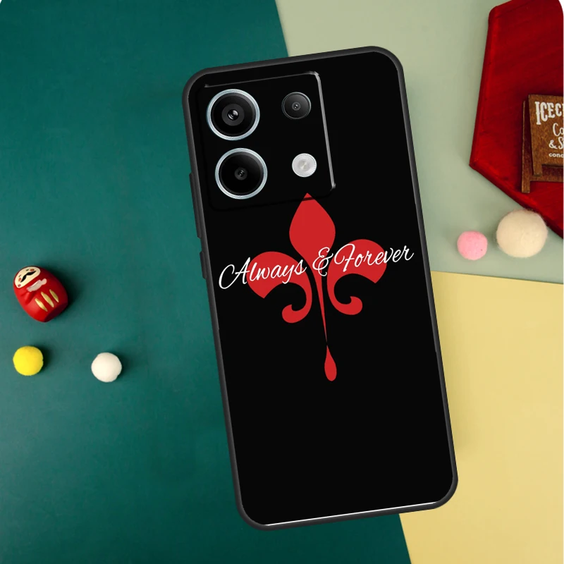 The Vampire Diaries Always Forever Case For Xiaomi Redmi Note 12 11 10 9 13 Pro Plus 9S 10S 11S 12S Redmi 13C 9C 10C 12C Cover