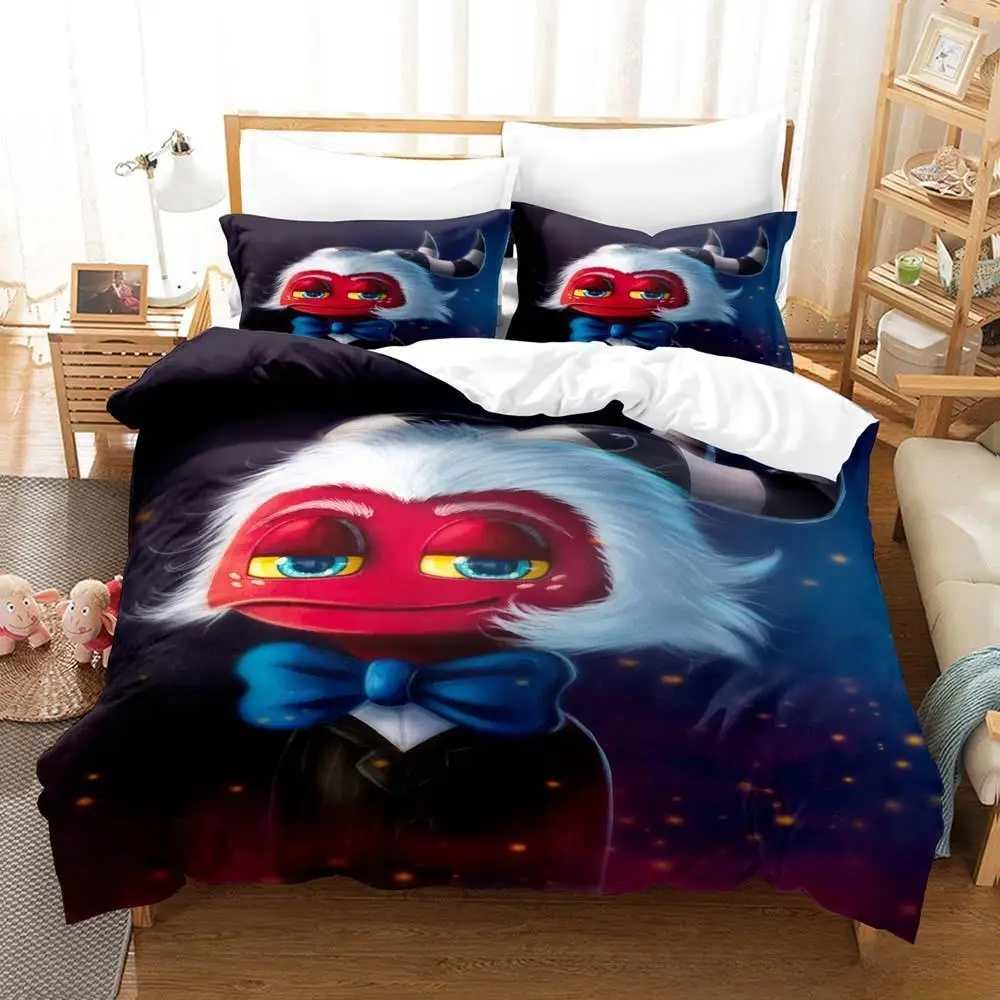 

3D Print Anime Moxxie Boss Bedding Set Single Twin Full Queen King Size Bed Set Adult Kid Bedroom Duvet cover Sets Home Textiles