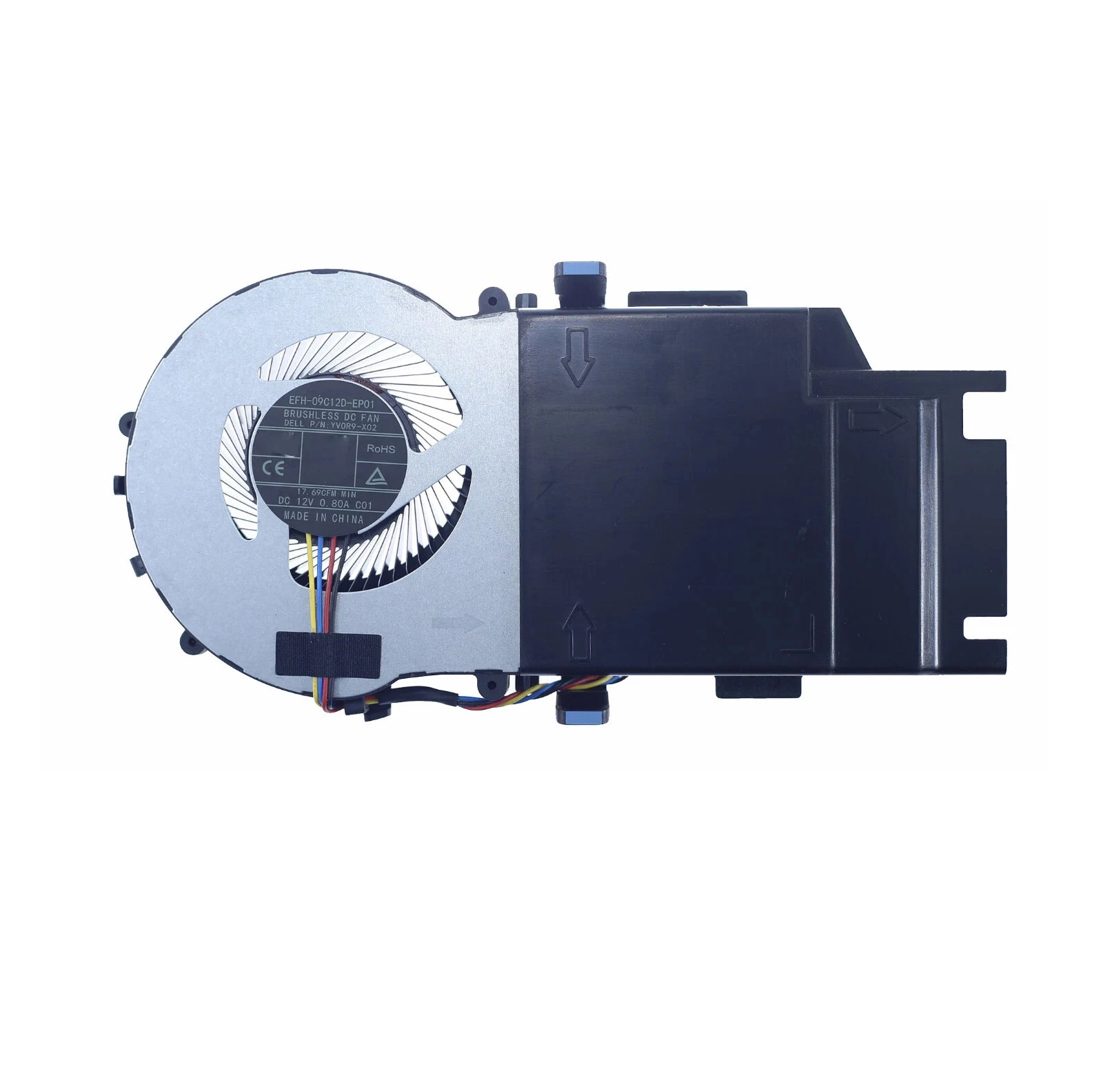 

Cooling Fan For DELL For 0YV0R9 YV0R9 BAZC0815R2UP019 EFH-0912D-EP01 DC12V 4Pin