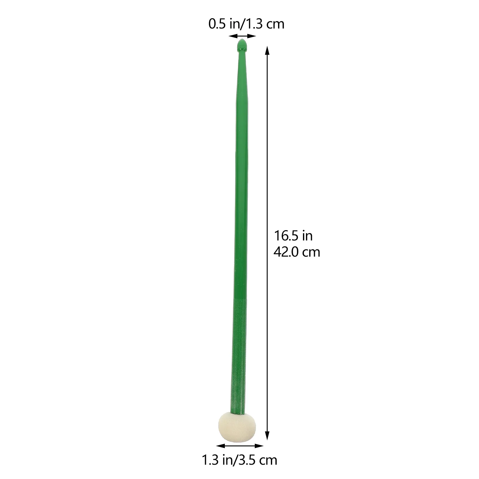 

1Pair Double-Head Drum Sticks Professional Smooth Surface Practical Performance Percussion Stick Musical Instrument Drum Supply