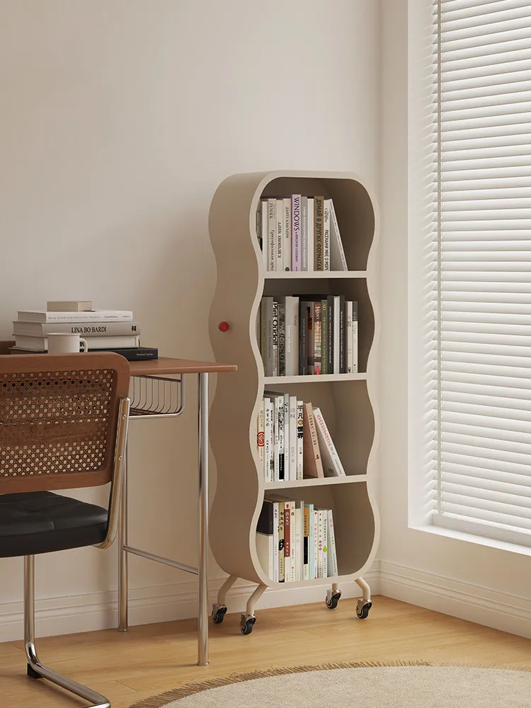 Floor-to-ceiling multi-layer bookshelf, removable rotating display shelf, wall storage rack, children's storage rack, bookcase.