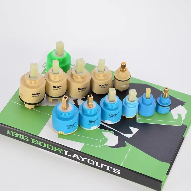 25/35/40Universal Ceramic Disc Valve Cartridge Compatible with Moen Delta Kohler Faucets. Stops Leaks & Dripping. High Precision