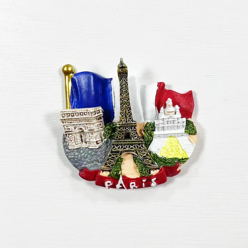 

3D Magnetic Refrigerator Sticks, Kitchen and Home Decorations, Travel Gifts for Paris Tower Tourist Souvenirs in France