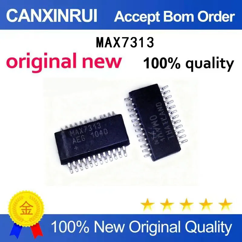 

(5-100 Pieces) Brand new original MAX7313AEG+T MAX7313 SSOP-24 spot chip IC