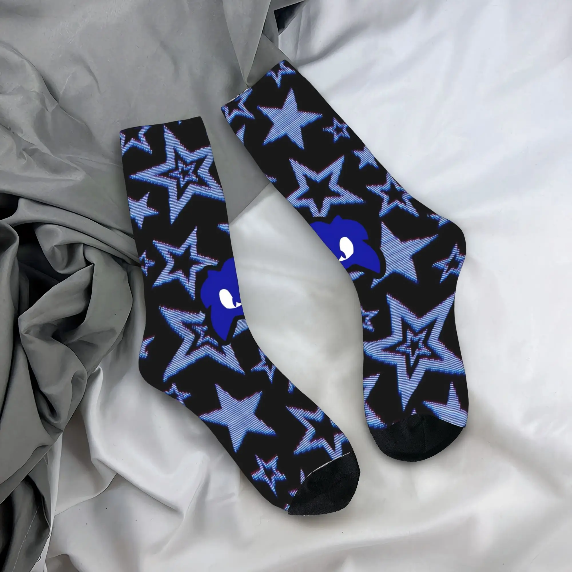 Shadow The Hedgehogs Socks Men's Women's Fashion Cartoon Socks Spring Summer Autumn Winter Middle Tube Socks