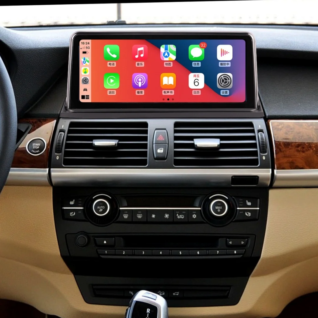 

10.25'' Android 13 CarPlay Touch Screen For BMW X5 E70 X6 E71 E72 2008-2013 Car Stereo Radio Multimedia Player GPS Navi 4G WiFi